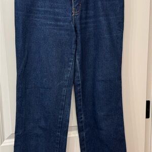 Vintage Jordache Dark Blue Wide Leg Jeans